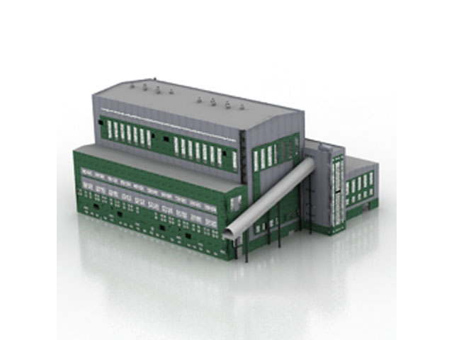 Green Building 3D Model Download